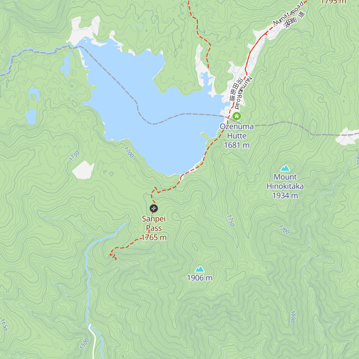 Ozenuma Mountain Villa map