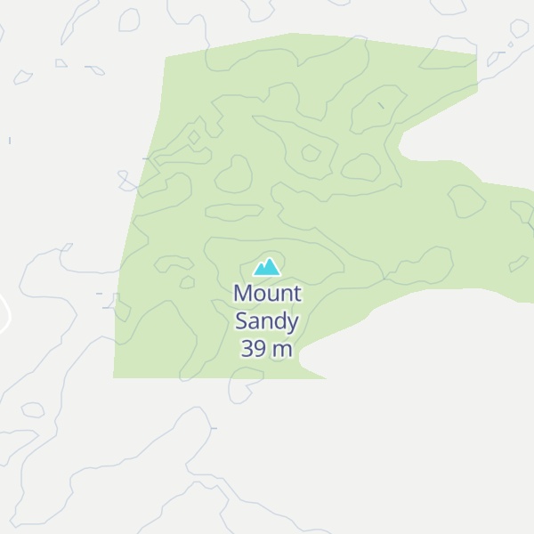Map of Mount Sandy