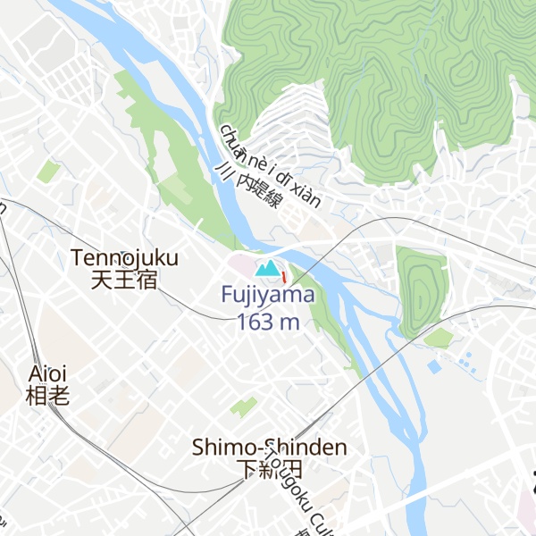 Map of Fujiyama