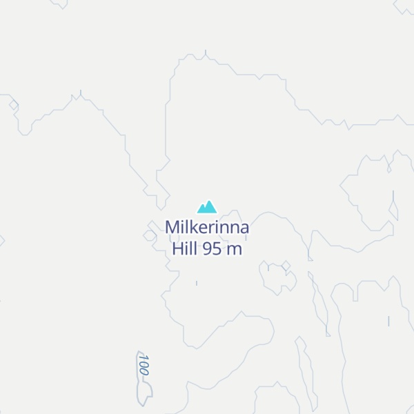 Map of Milkerinna Hill