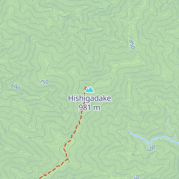 Map of Hishigadake