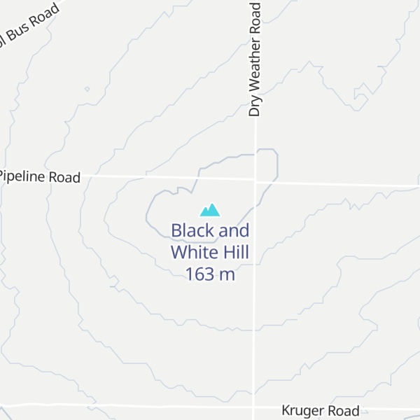 Map of Black and White Hill