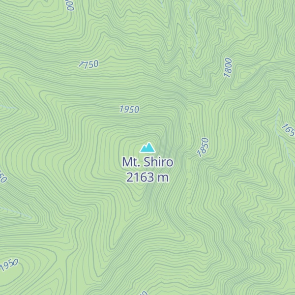 Map of Mt. Shiro