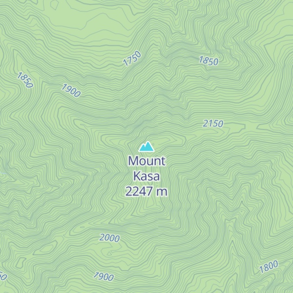 Map of Mount Kasa
