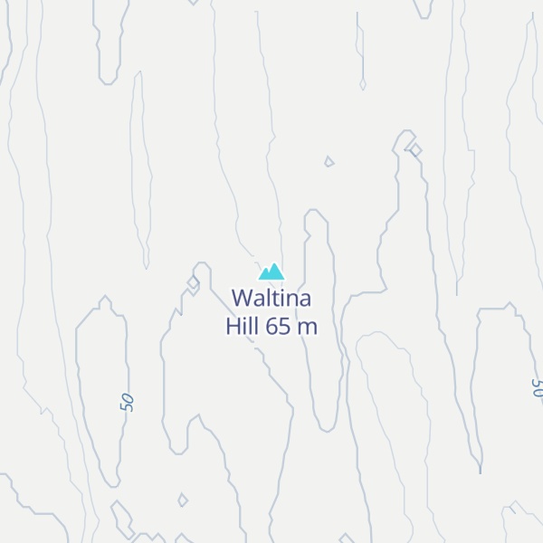 Map of Waltina Hill