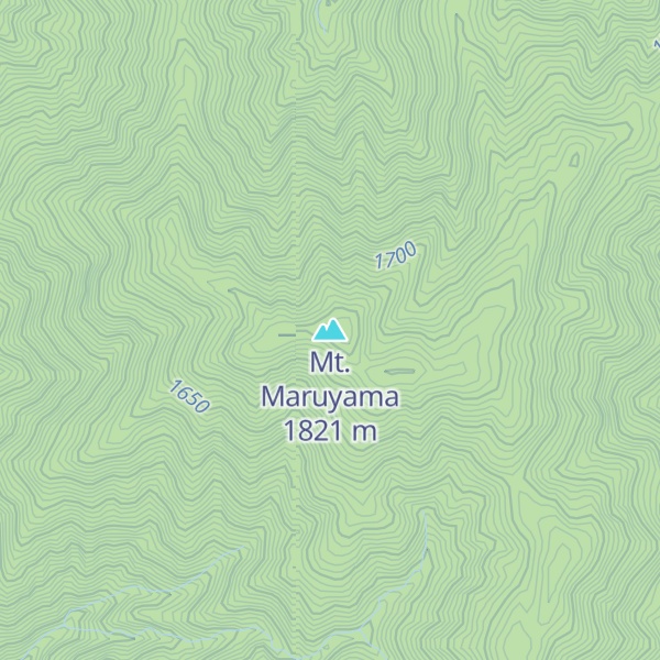 Map of Mt. Maruyama