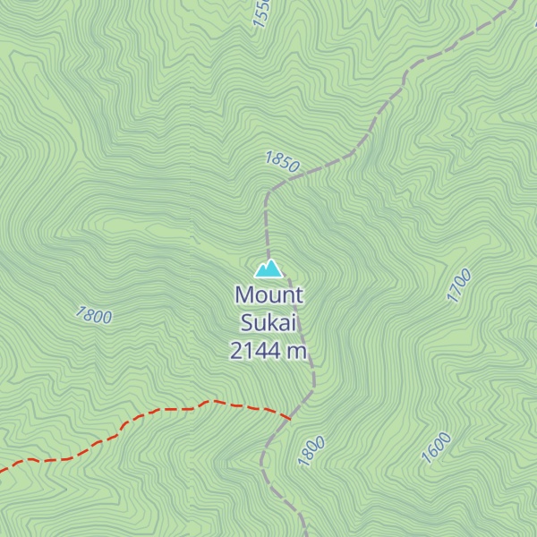 Map of Mount Sukai