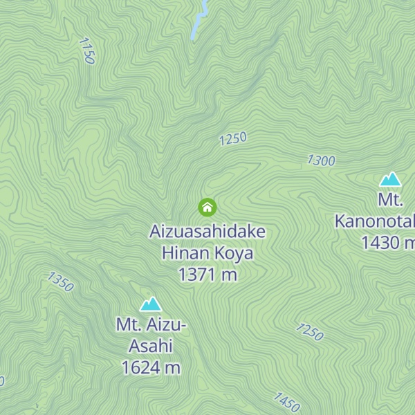 Map of Aizuasahidake Hinan Koya