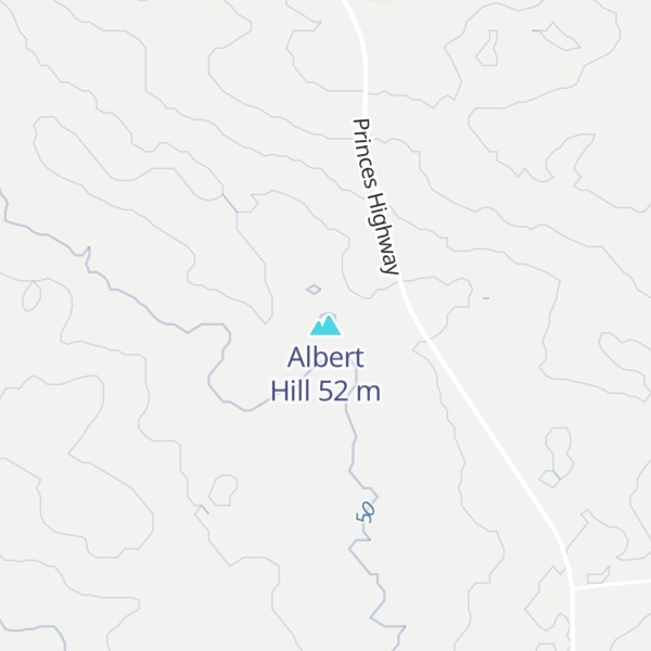 Map of Albert Hill