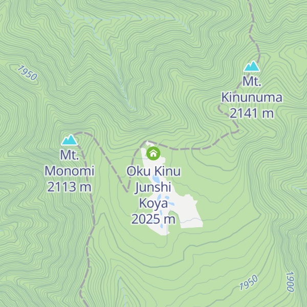 Map of Oku Kinu Junshi Koya