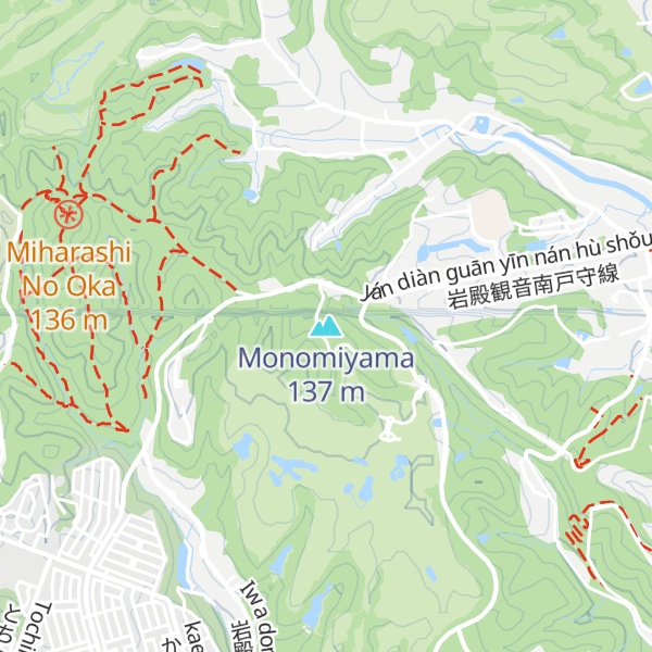 Map of Monomiyama