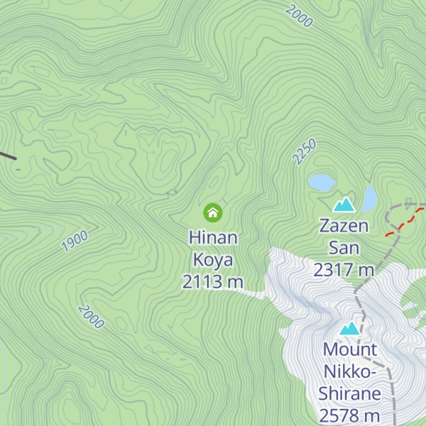 Map of Hinan Koya
