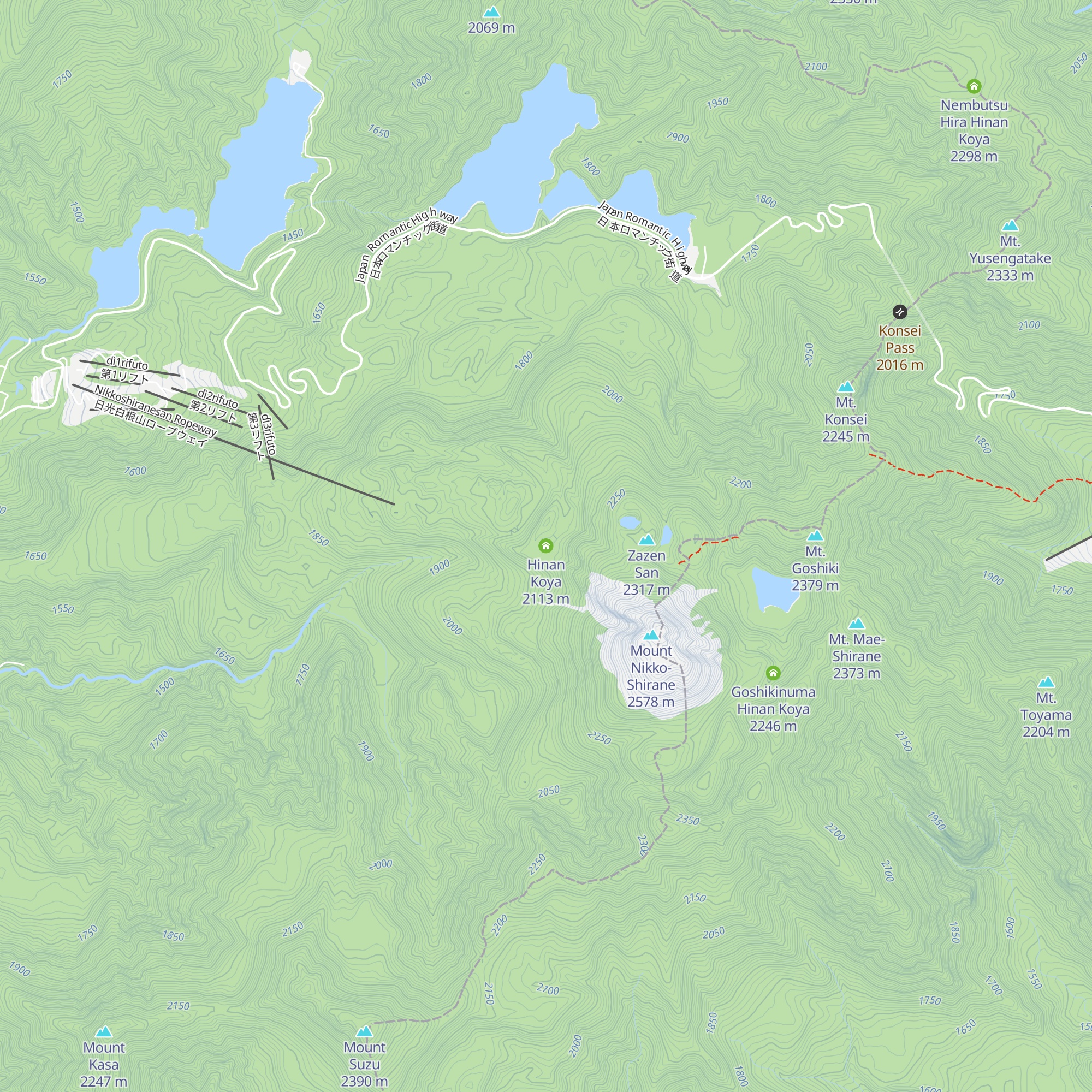 Hinan Koya map