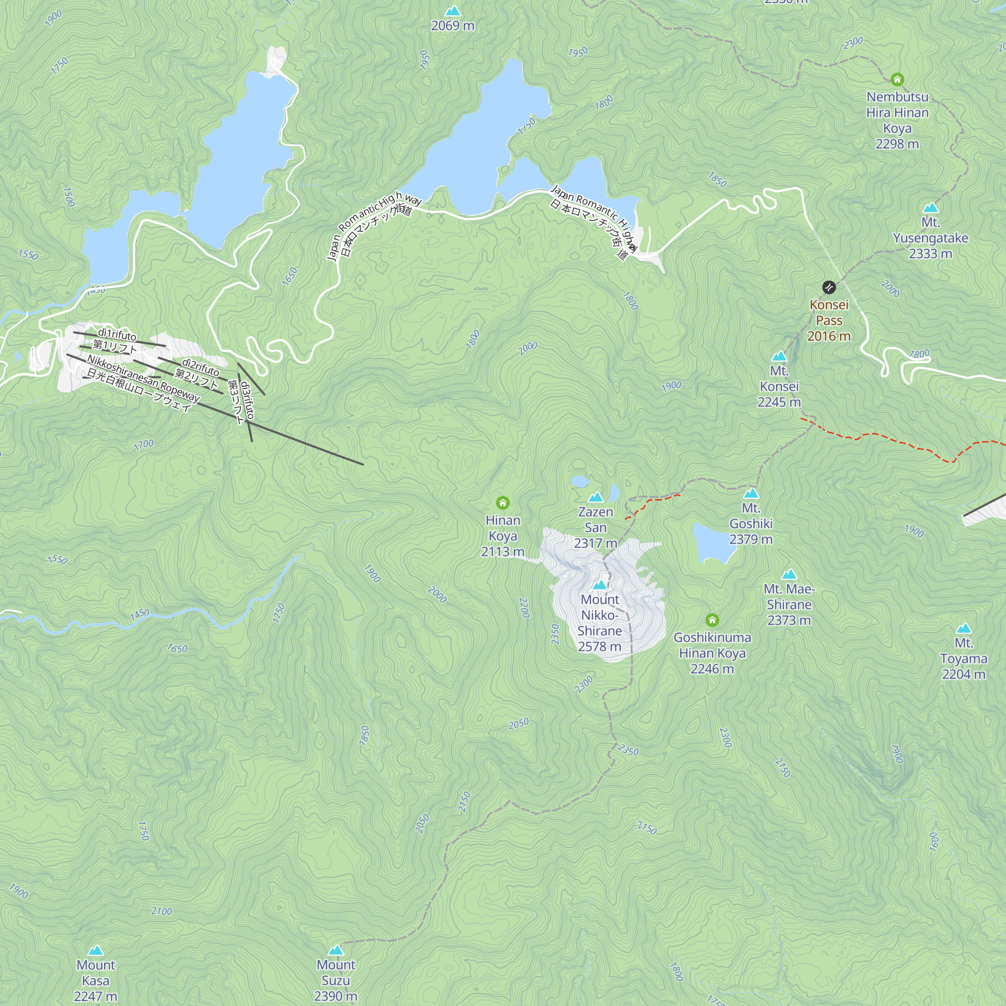 Hinan Koya map