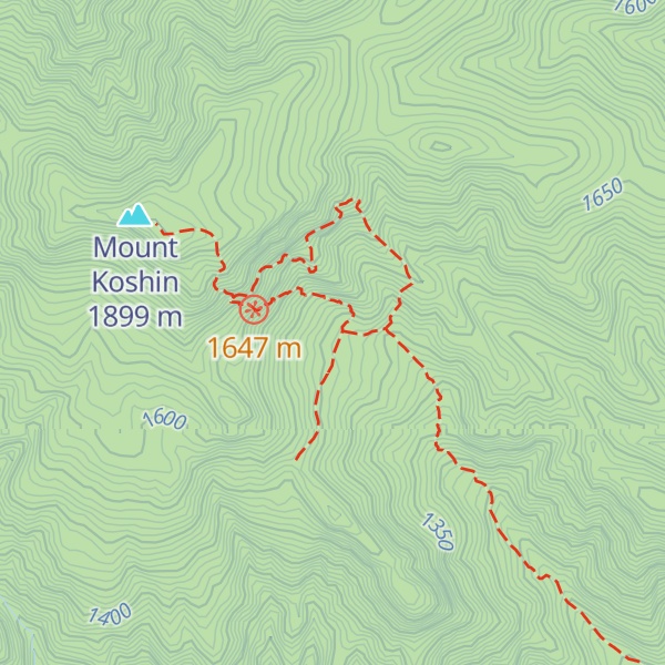Map of Koshin Sanso