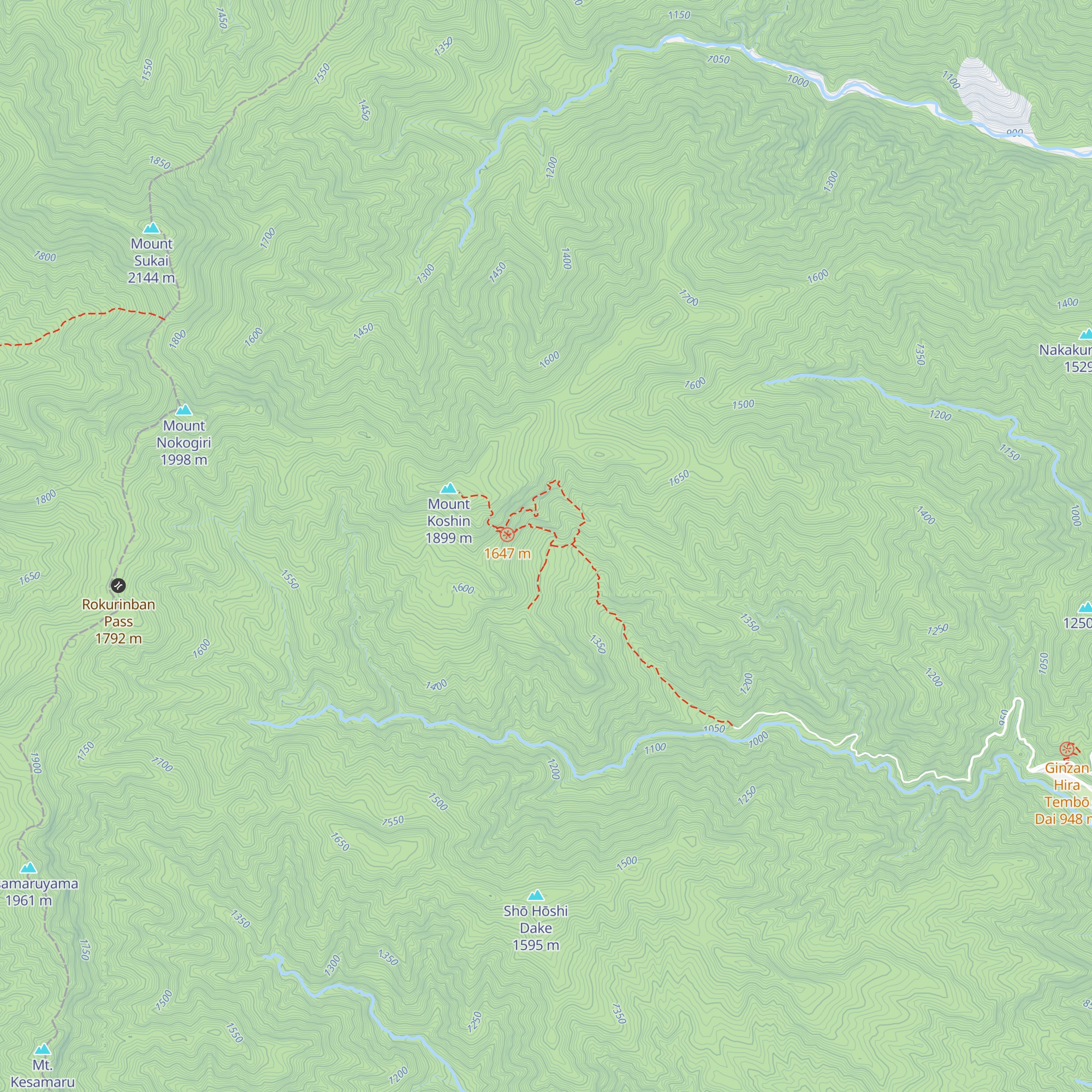 Koshin Sanso map
