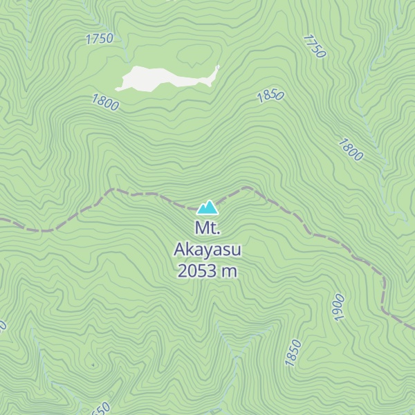 Map of Mt. Akayasu