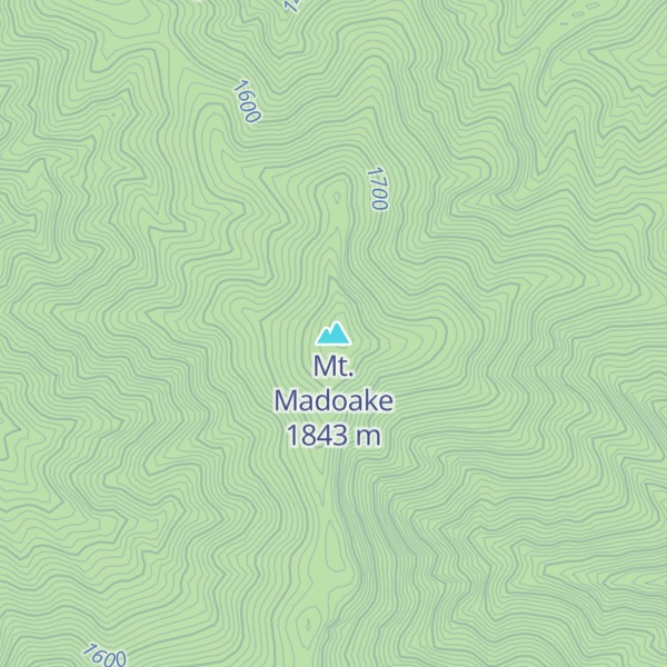 Map of Mt. Madoake