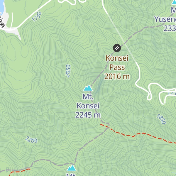 Map of Mt. Konsei