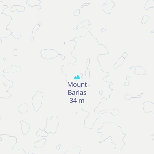 Map of Mount Barlas