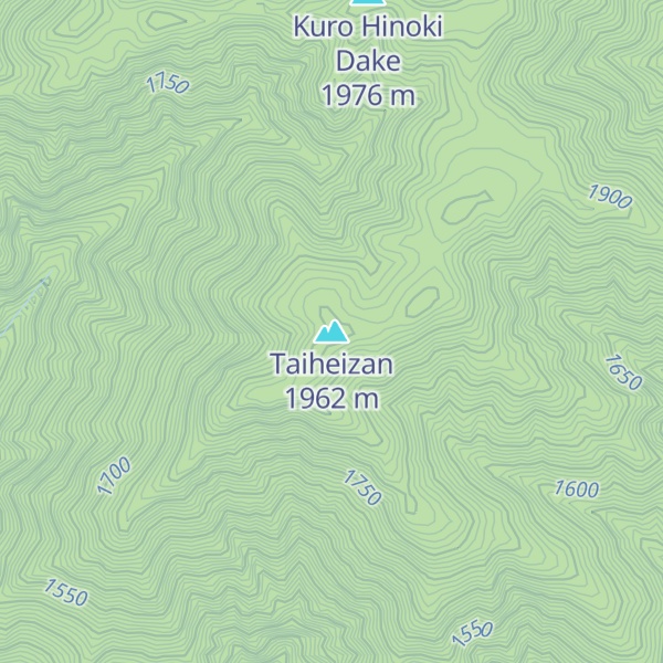 Map of Taiheizan
