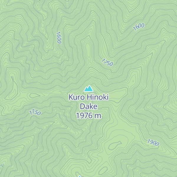 Map of Kuro Hinoki Dake