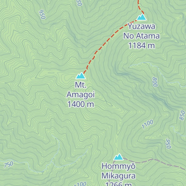 Map of Mt. Mikagura