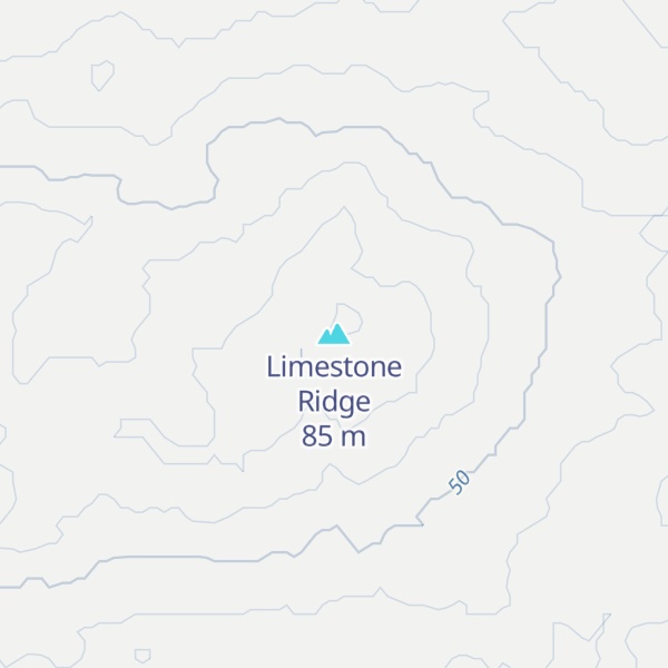 Map of Limestone Ridge