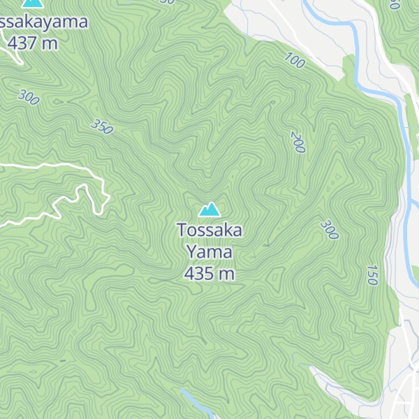 Map of Tossaka Yama