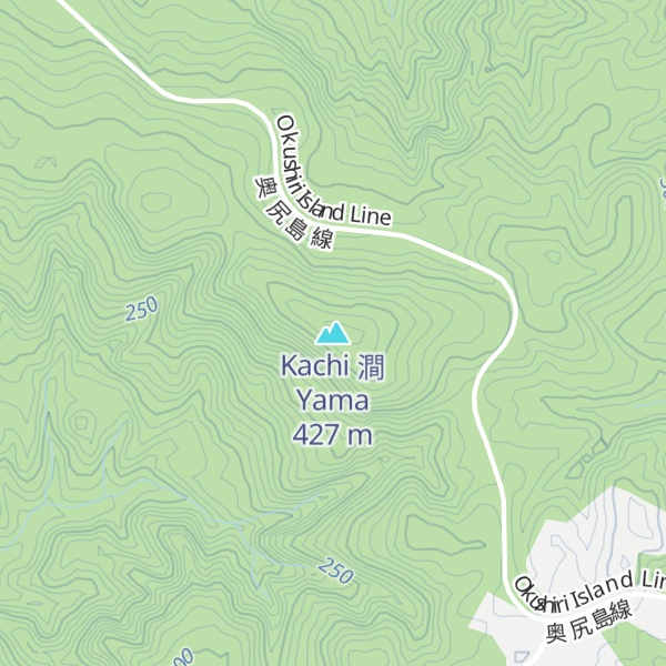 Map of Kachi 澗 Yama