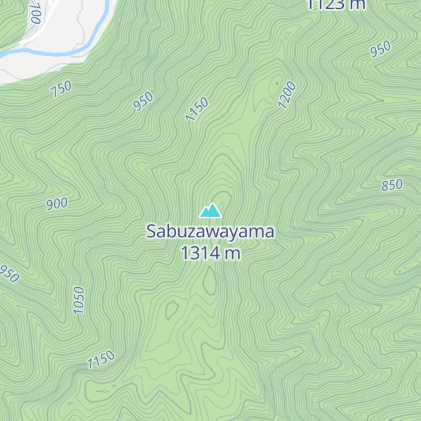 Map of Sabuzawayama