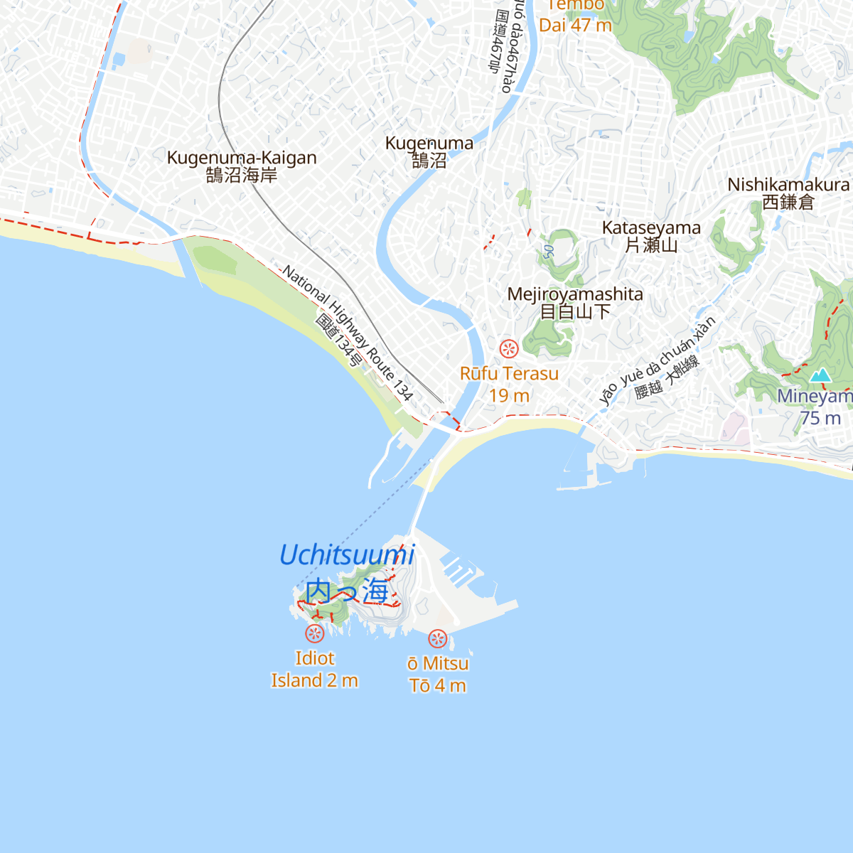 Fujisawa Shi Kankō Sentā ･ Kankō Annai Sho map