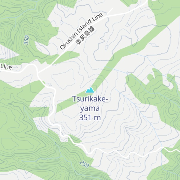 Map of Tsurikake-yama