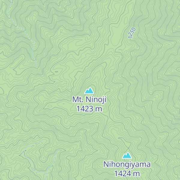 Map of Ninōjidake Hinan Koya