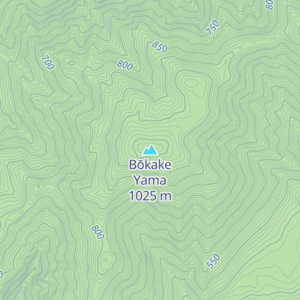 Map of Bōkake Yama