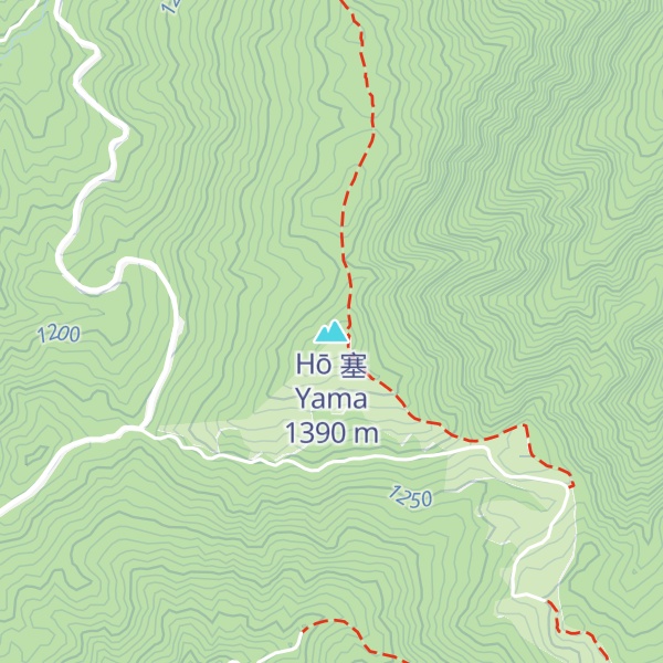 Map of Hō 塞 Yama