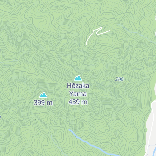 Map of Hōzaka Yama