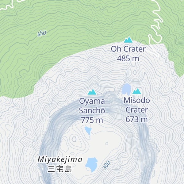 Map of Oyama Sanchō