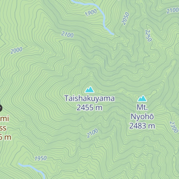 Map of Taishakuyama