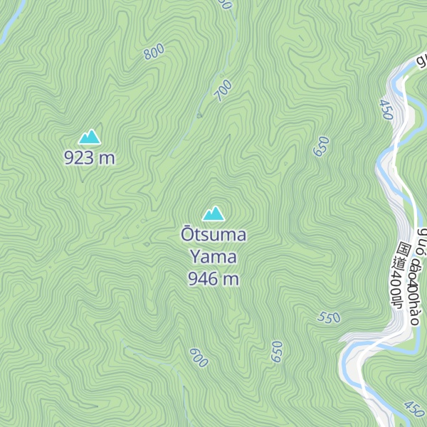 Map of Ōtsuma Yama