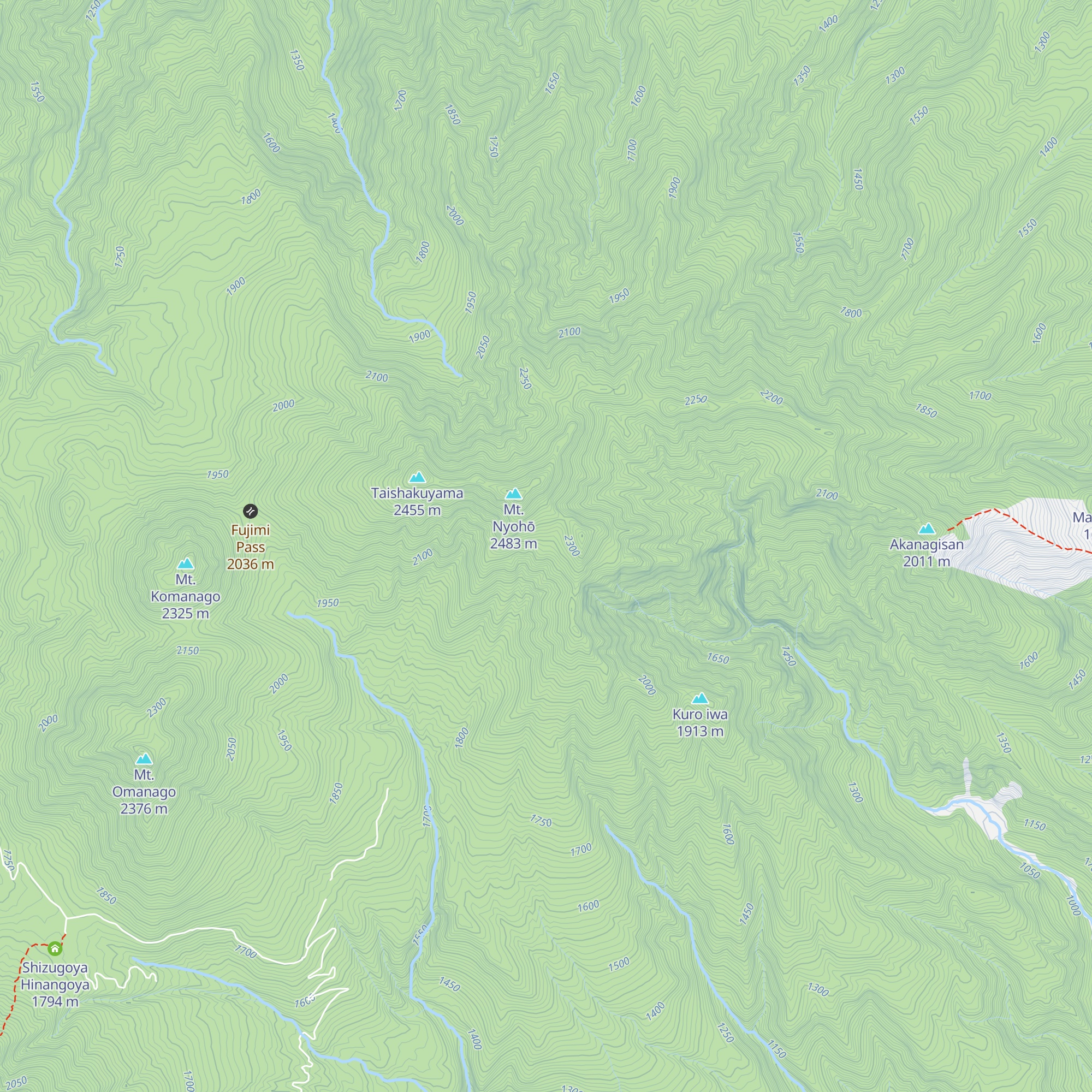Karasawa Hinan Koya map