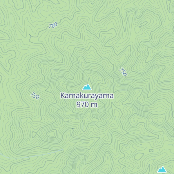 Map of Kamakurayama