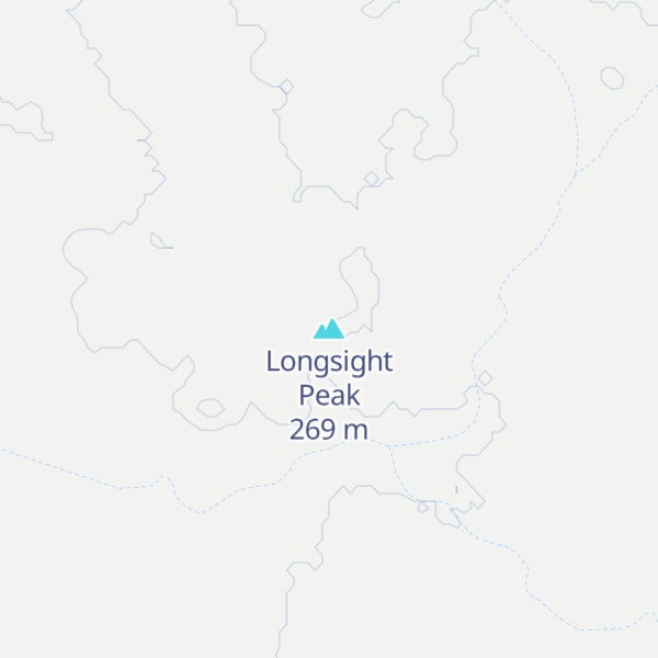 Map of Longsight Peak