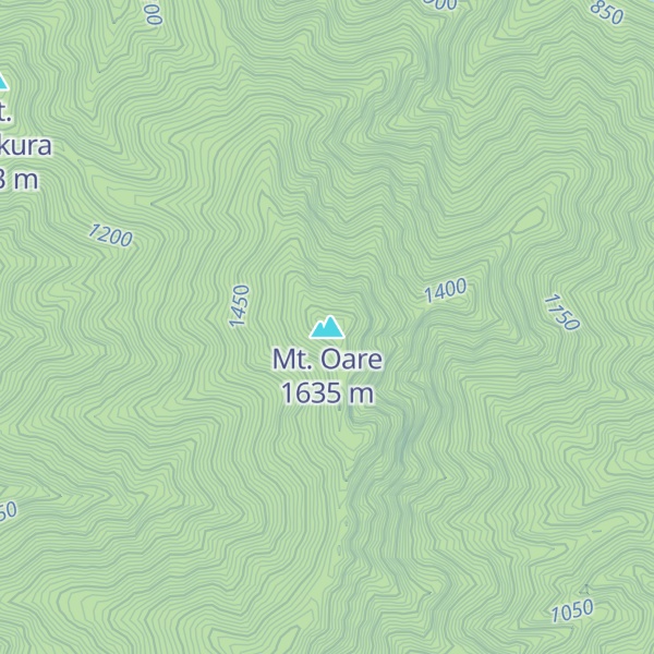Map of Mt. Oare