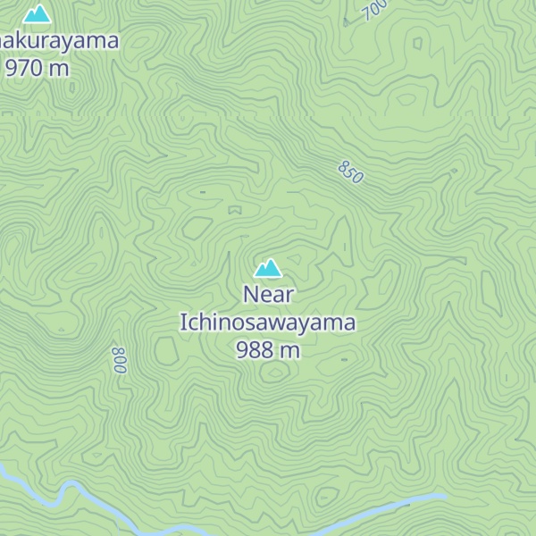 Map of Near Ichinosawayama