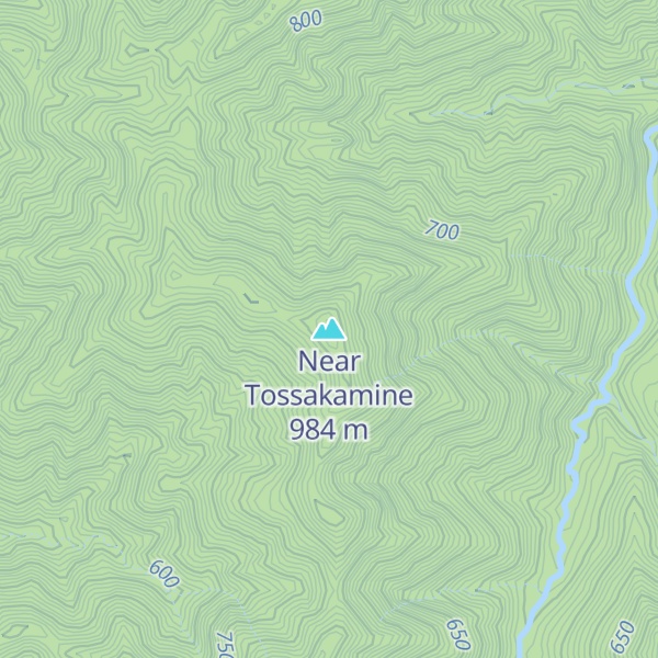 Map of Near Tossakamine