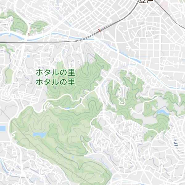 Map of Ikuta Ryokuchi Higashiguchi Bijitāsentā