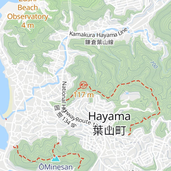 Map of Sen Motoyama
