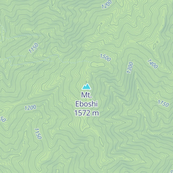 Map of Mt. Eboshi