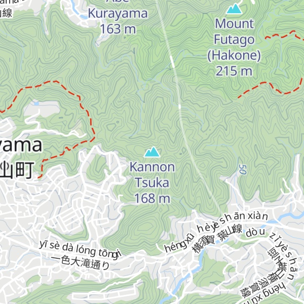 Map of Kannon Tsuka